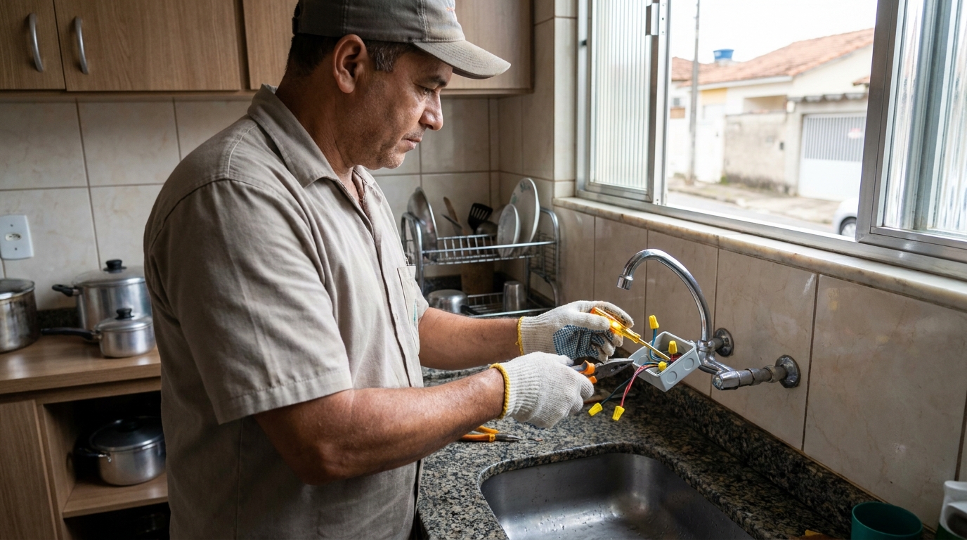 Adequação de Ponto Elétrico na Boca do Monte, Santa Maria‑RS