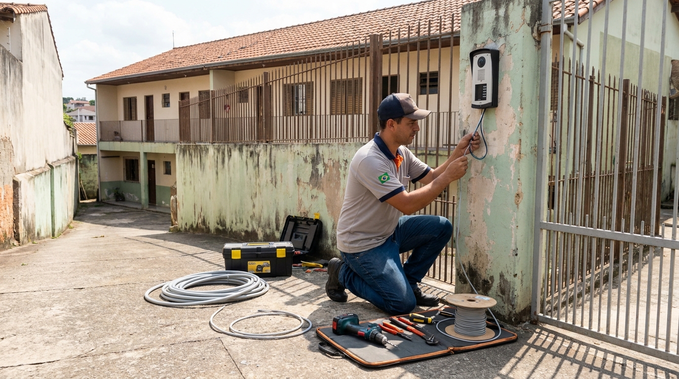 Instalação de Porteiro Eletrônico na Carolina, Santa Maria‑RS