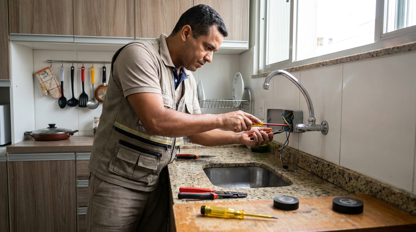 Instalação em Cozinha ou Área Gourmet na Boca do Monte, Santa Maria‑RS