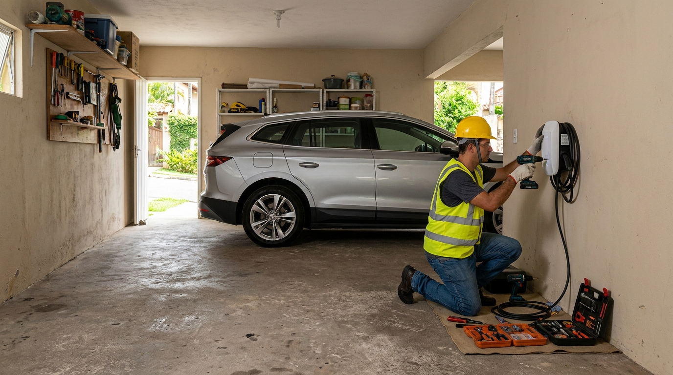 Instalação em Garagem ou Condomínio no Vale do Sol, Santa Maria‑RS