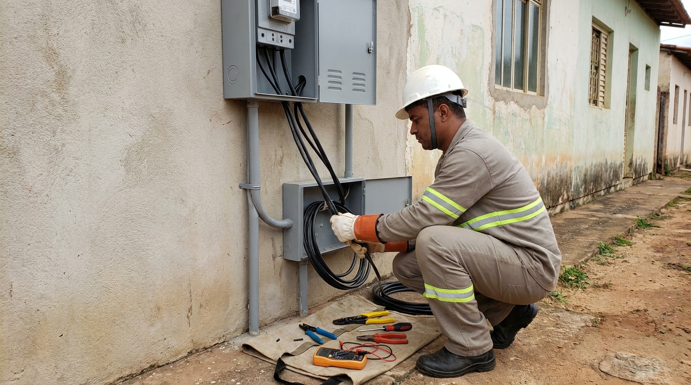 Regularização de Entrada de Energia no Centro, Santa Maria‑RS