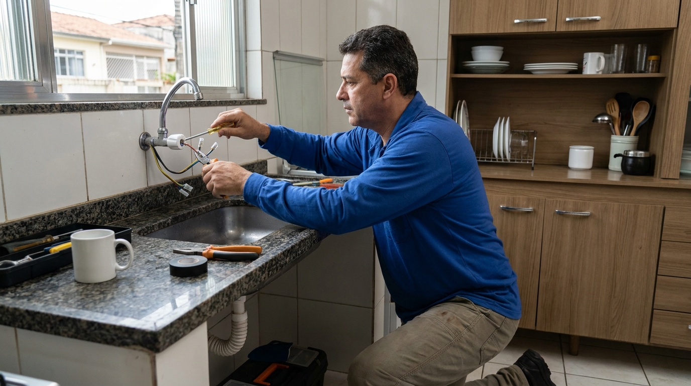 Reparo em Torneira Elétrica na Boca do Monte, Santa Maria‑RS